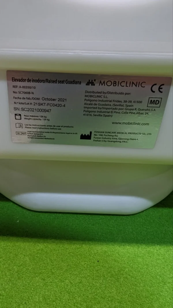 Mobiclinic ELevador para inodoro Guadiana - Imagen 4