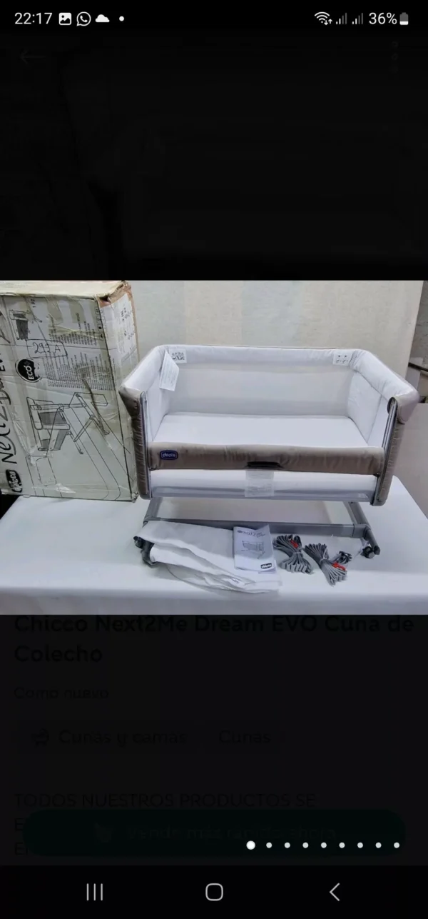 Chicco Next2Me Dream EVO Cuna de Colecho - Imagen 2