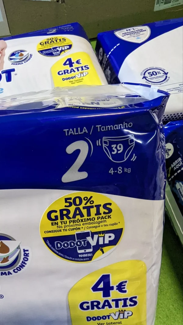 Dodot Pañales Bebé Sensitive talla 2 - Imagen 4