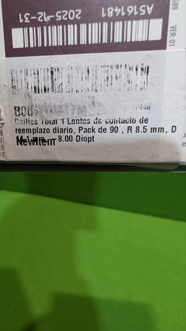 Dailies Total 1 Lentes de contacto de reemplazo diario, Pack de 90 - Imagen 4