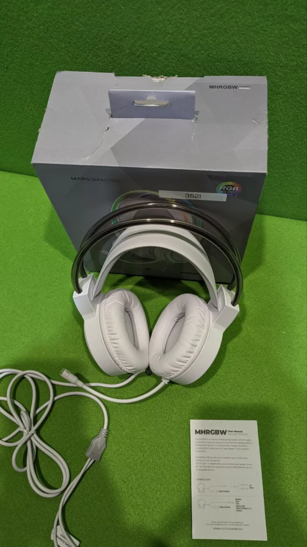 Mars Gaming MHRGB Blanco, Auriculares - Imagen 8