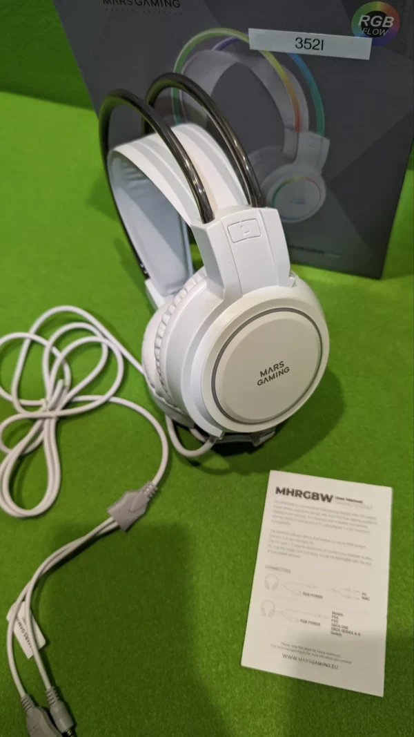 Mars Gaming MHRGB Blanco, Auriculares - Imagen 4