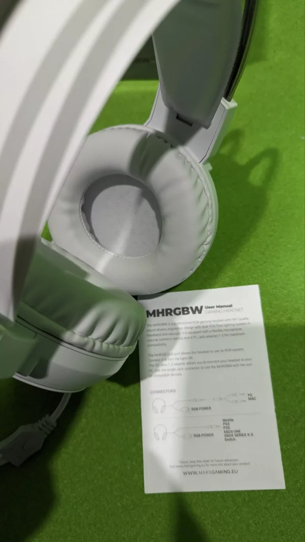 Mars Gaming MHRGB Blanco, Auriculares - Imagen 7