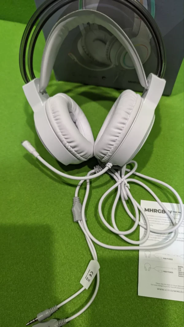 Mars Gaming MHRGB Blanco, Auriculares - Imagen 6