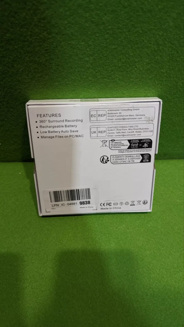 Telefo 64GB Mini Grabadora de Voz Portátil - Imagen 7