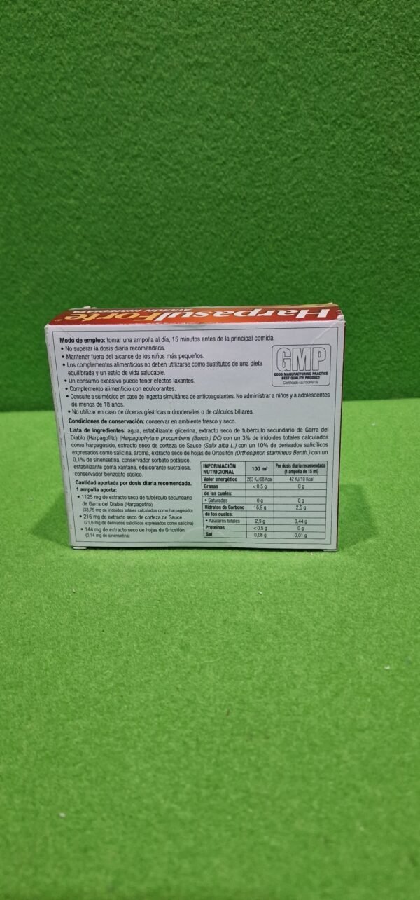 Harpasul Forte – Natysal – 20 ampollas para las articulaciones - Imagen 4