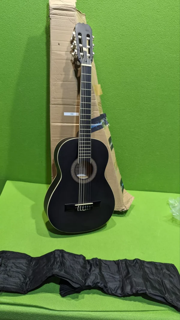 Navarrez NV16PK guitarra clásica negro - Imagen 2