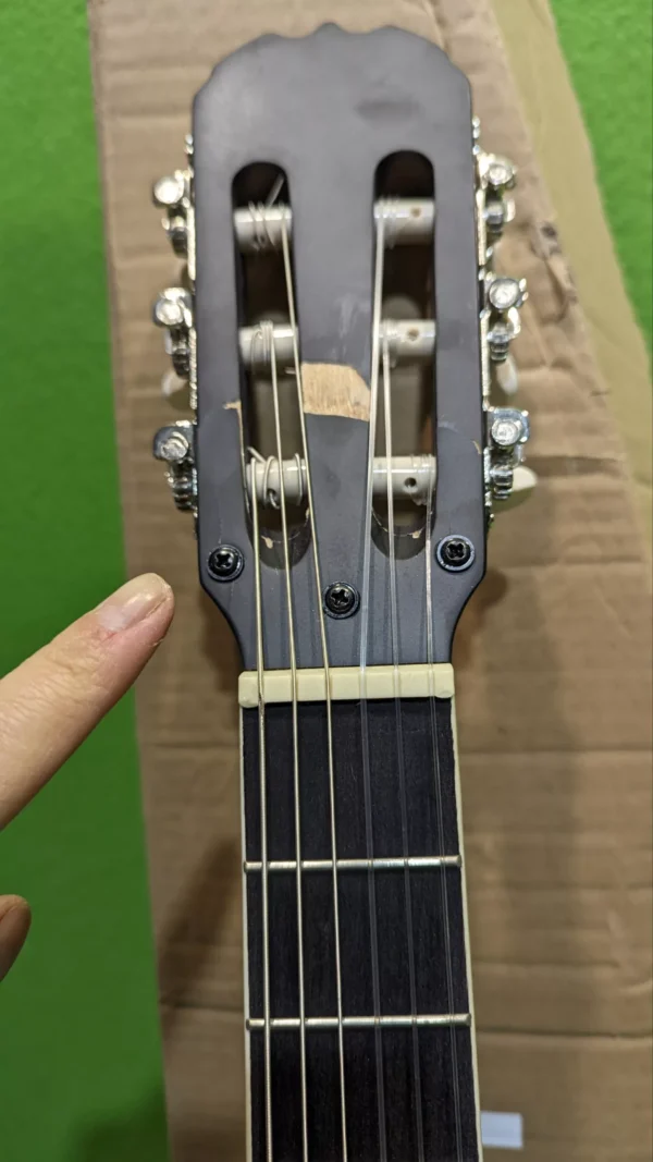 Navarrez NV16PK guitarra clásica negro - Imagen 8