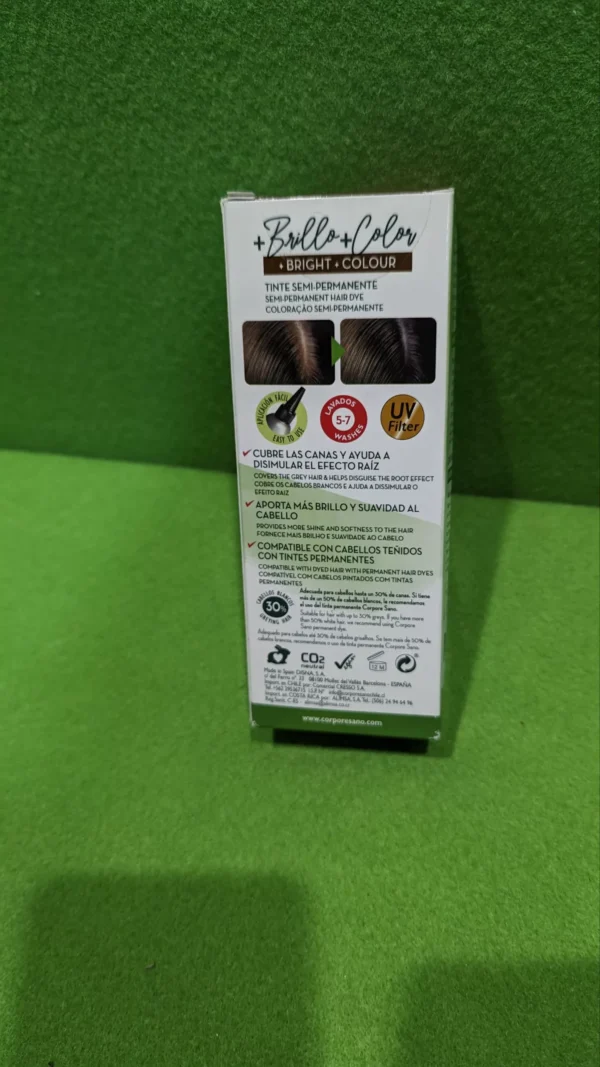 CREMA COLORANTE CABELLO CASTAÑO 80 ML - Imagen 4