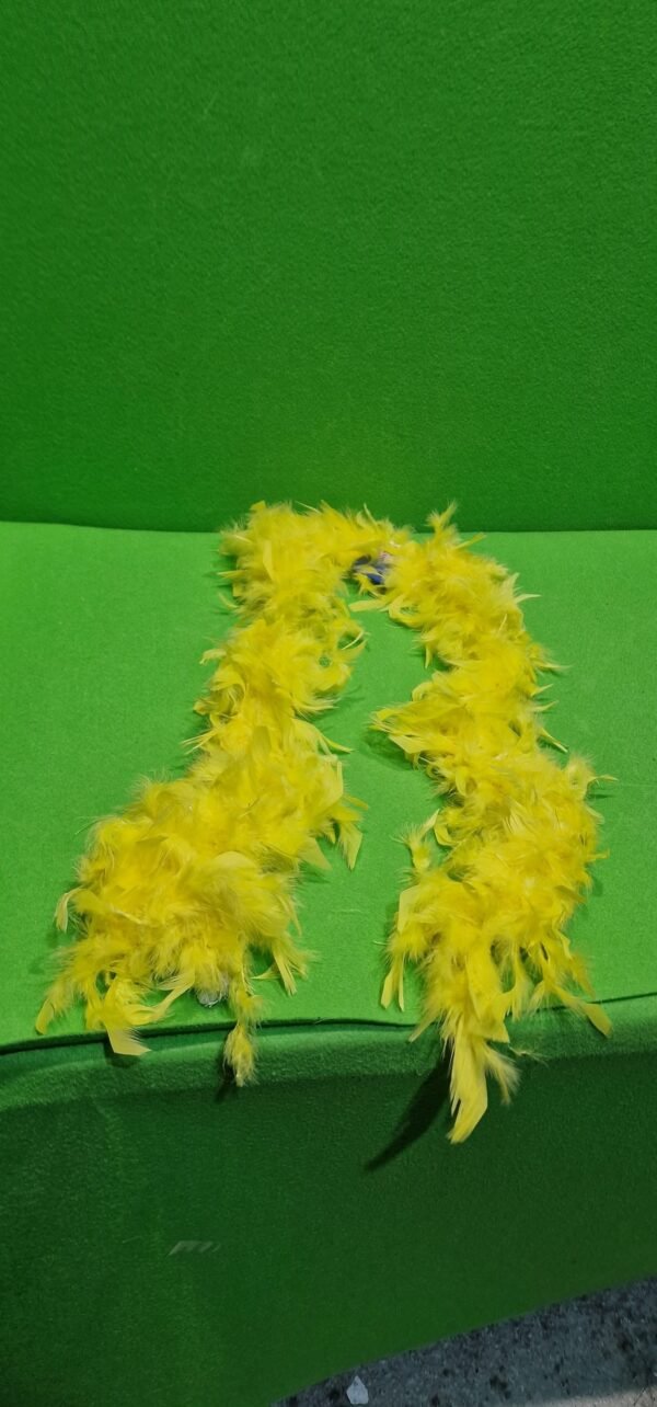 Boa amarillo disfraz - Imagen 4
