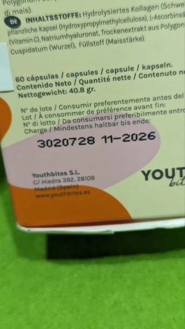 SKIN YOUTH COLÁGENO VERISOL ANTIEDAD  60 cápsulas - Imagen 4