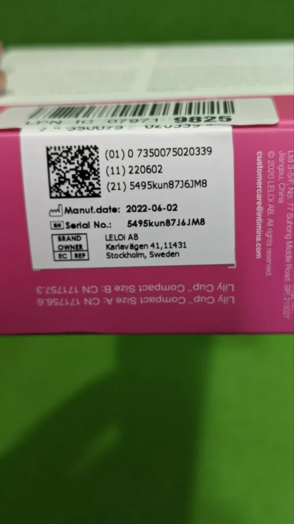Intimina Lily Cup Compact Talla B - Copa Menstrual - Imagen 5
