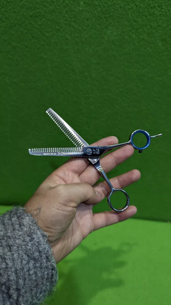 3 Claveles 12757 Tijera Peluquero Entresacar - Imagen 6