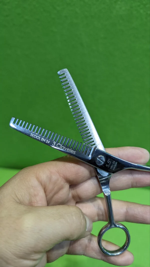 3 Claveles 12757 Tijera Peluquero Entresacar - Imagen 8