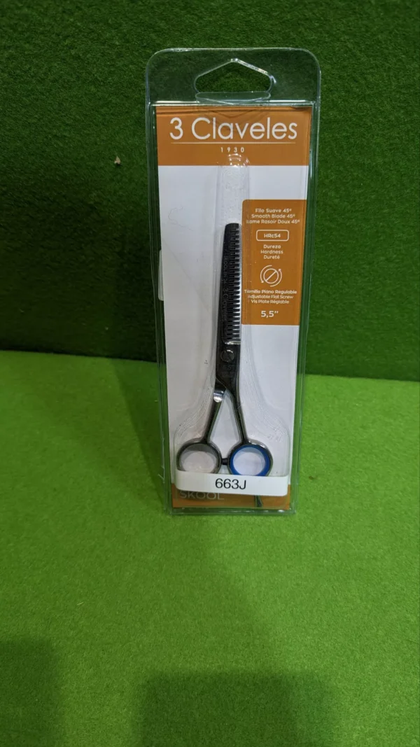 3 Claveles 12757 Tijera Peluquero Entresacar - Imagen 9