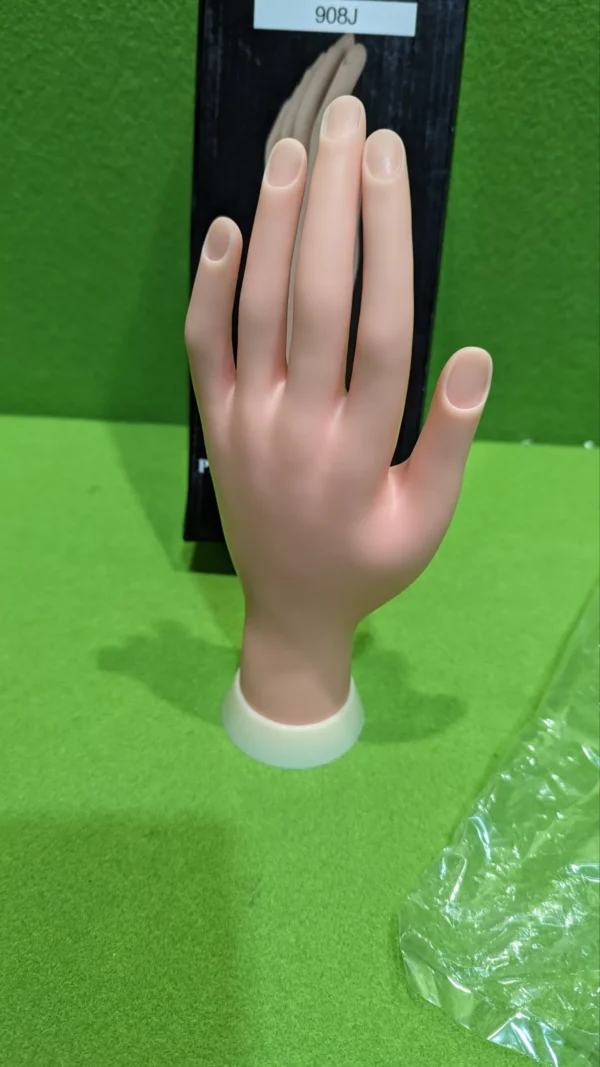 Maqueta de mano para manicura con soporte blanco - Imagen 7