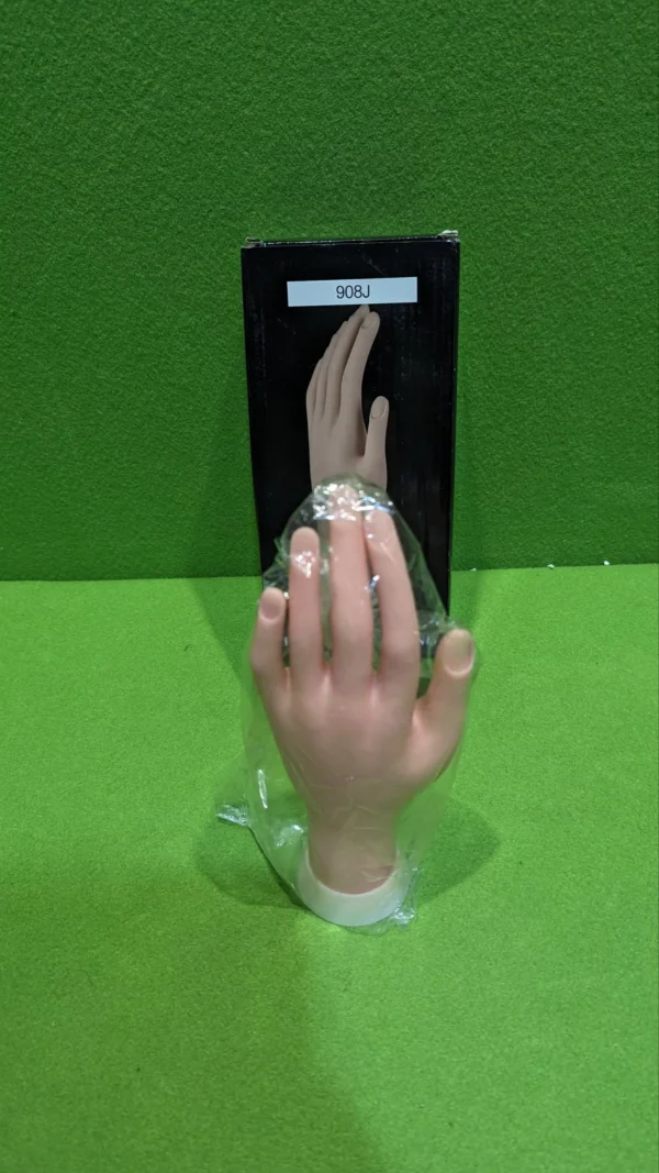 Maqueta de mano para manicura con soporte blanco - Imagen 4