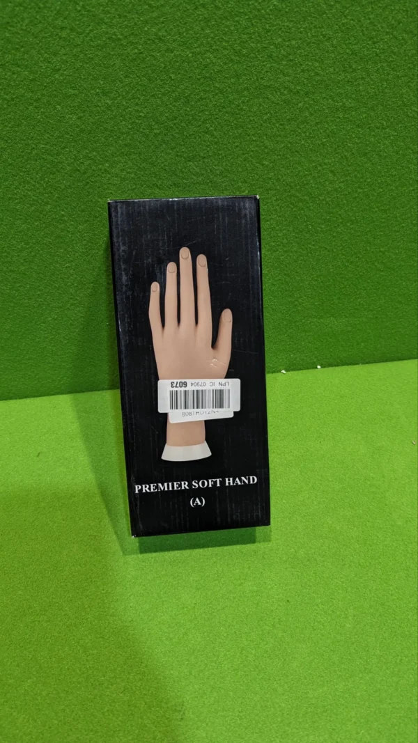 Maqueta de mano para manicura con soporte blanco - Imagen 6