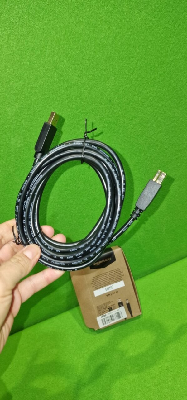 Cable USB 3.0, USB-A a USB-B, 2.7m - Imagen 3