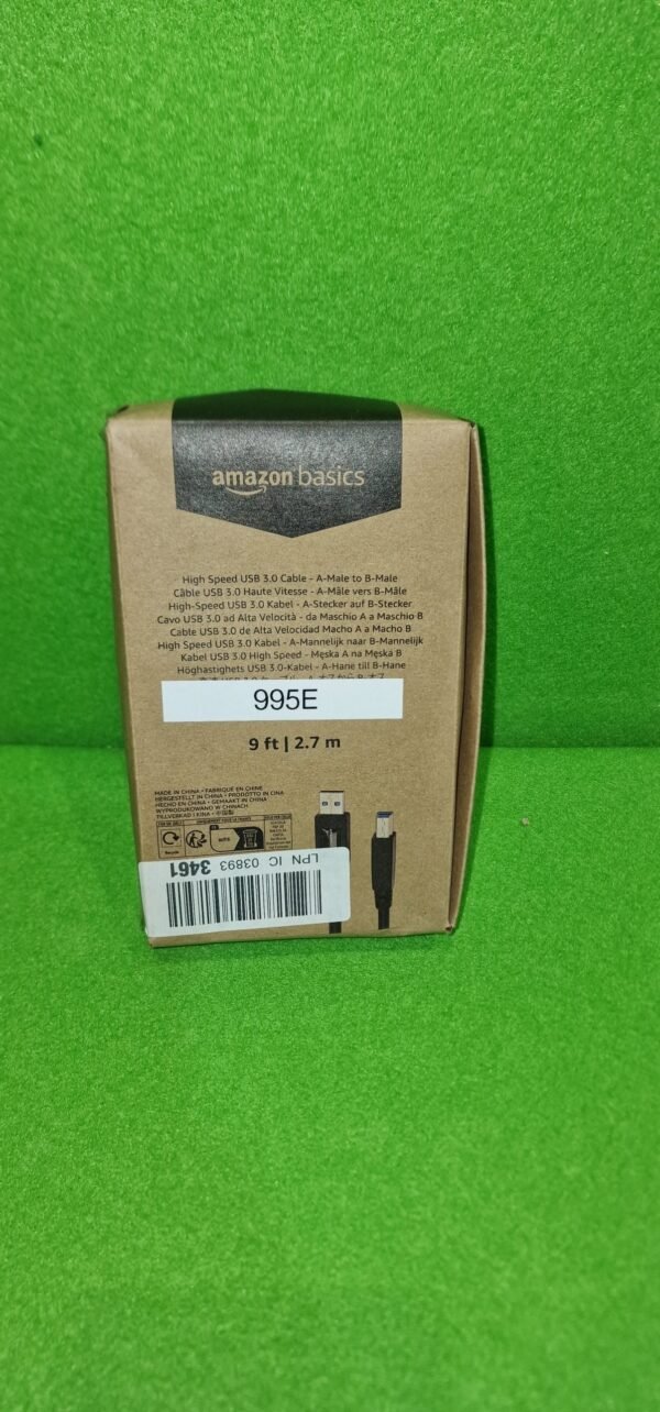Cable USB 3.0, USB-A a USB-B, 2.7m - Imagen 4