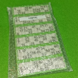 Paquete de 744 billetes de bingo