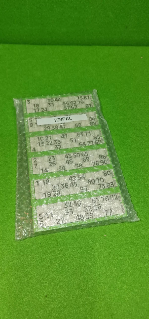 Paquete de 744 billetes de bingo