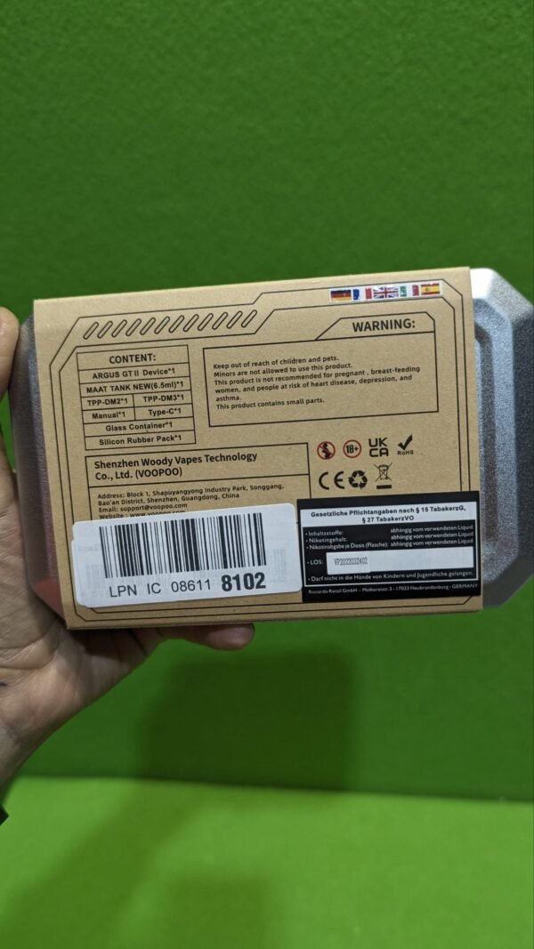 VOOPOO Argus GT 2 kit de tanque Maat, e - cigarrillo - Imagen 13