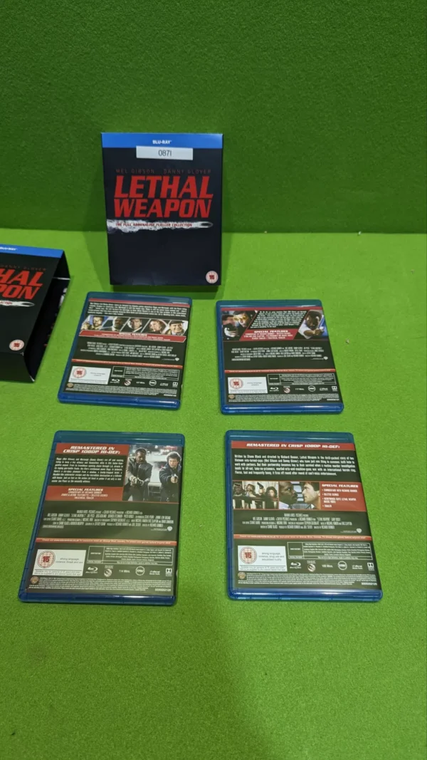 Lethal Weapon 1-4 [Blu-ray] Arma Letal Coleccion - Imagen 3