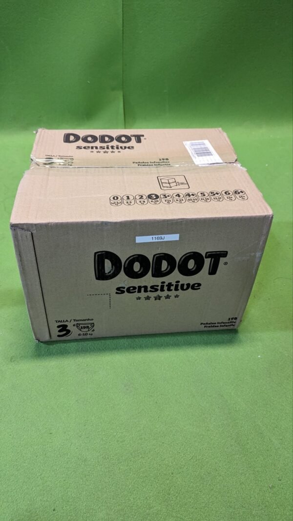 Dodot Pañales Bebé Sensitive Talla 3 (6-10 kg) 198 Pañales - Imagen 5