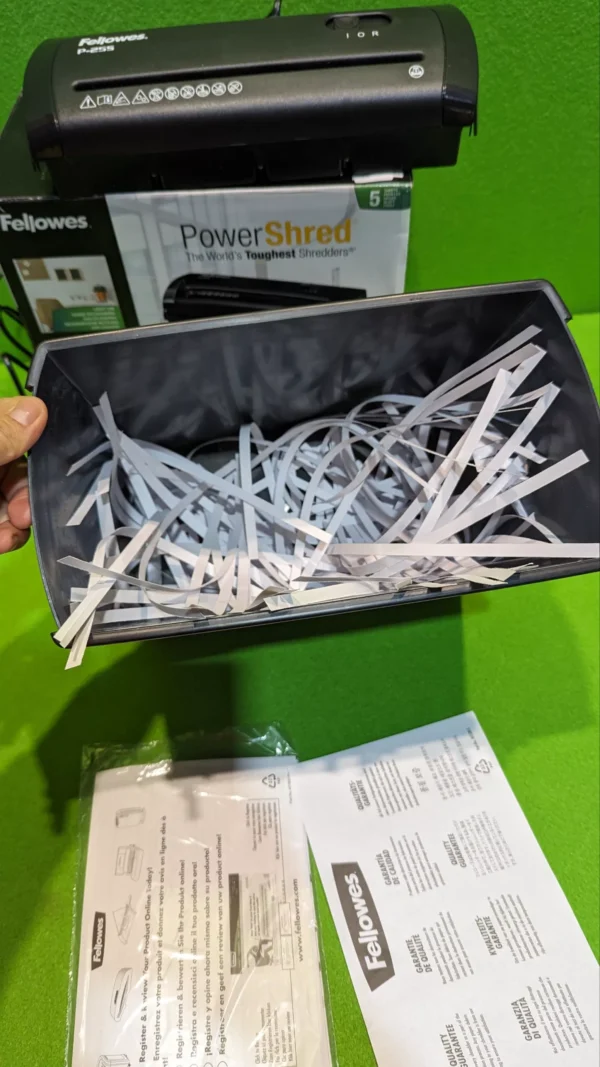 Fellowes P-25S - Trituradora de Papel - Imagen 6