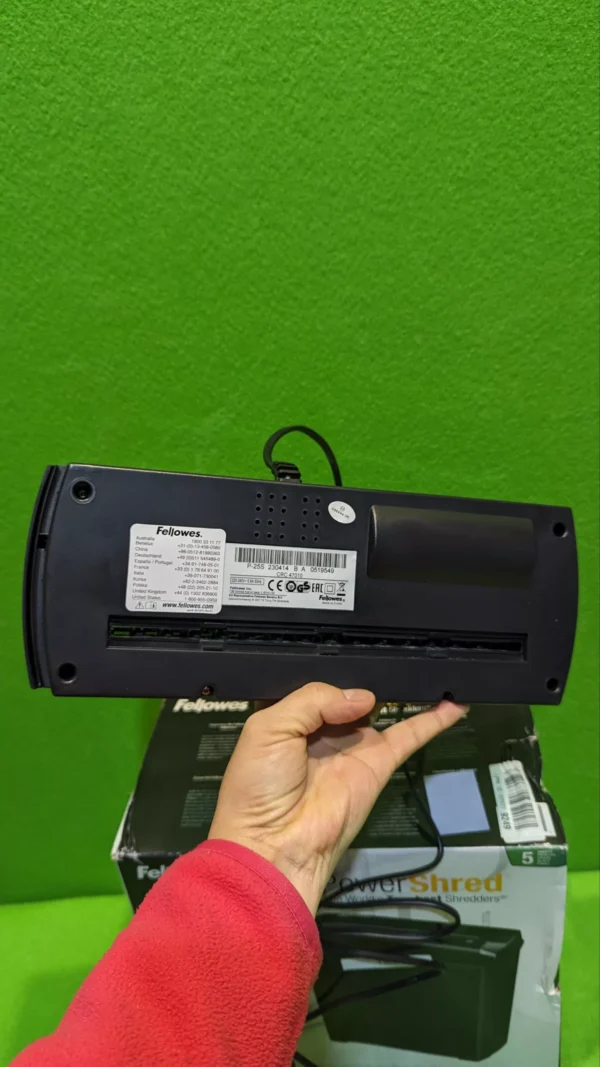 Fellowes P-25S - Trituradora de Papel - Imagen 3