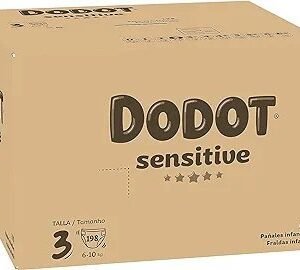 Dodot Pañales Bebé Sensitive Talla 3 (6-10 kg) 198 Pañales