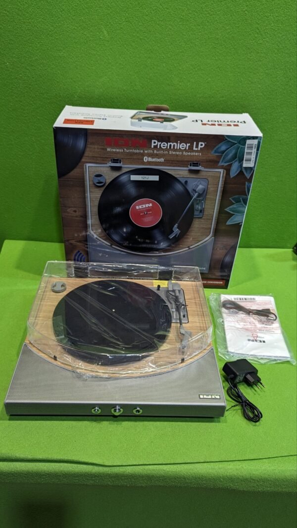 ION Audio Premier LP Tocadiscos de vinilo Bluetooth, de 3 velocidades, altavoces estéreo - Imagen 5