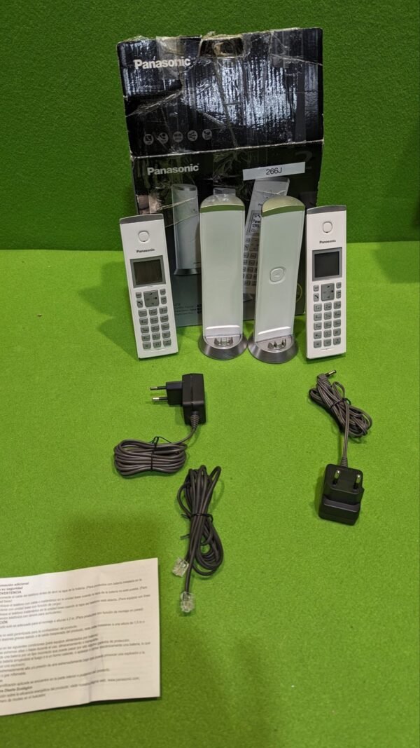 Panasonic KX-TGK212SPW Teléfono Inalámbrico Digital, Unidad Base y 2 Auriculares - Imagen 2
