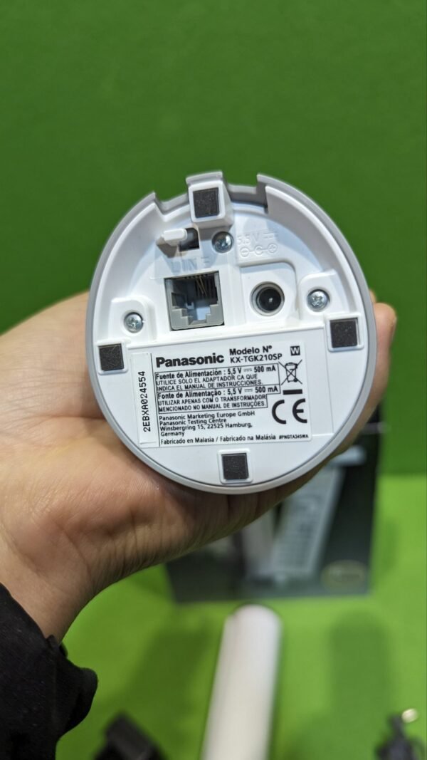 Panasonic KX-TGK212SPW Teléfono Inalámbrico Digital, Unidad Base y 2 Auriculares - Imagen 4