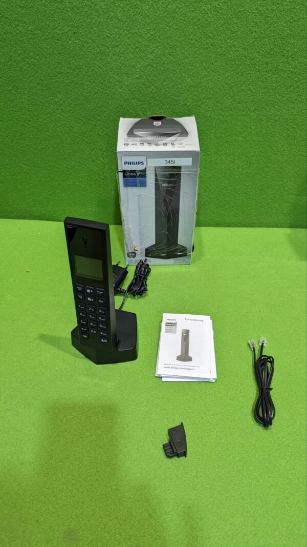 Philips Linea V DECT Design M3551B/38 - Teléfono inalámbrico con contestador automático (Pantalla de 1,8" y Sonido HQ) - Imagen 3