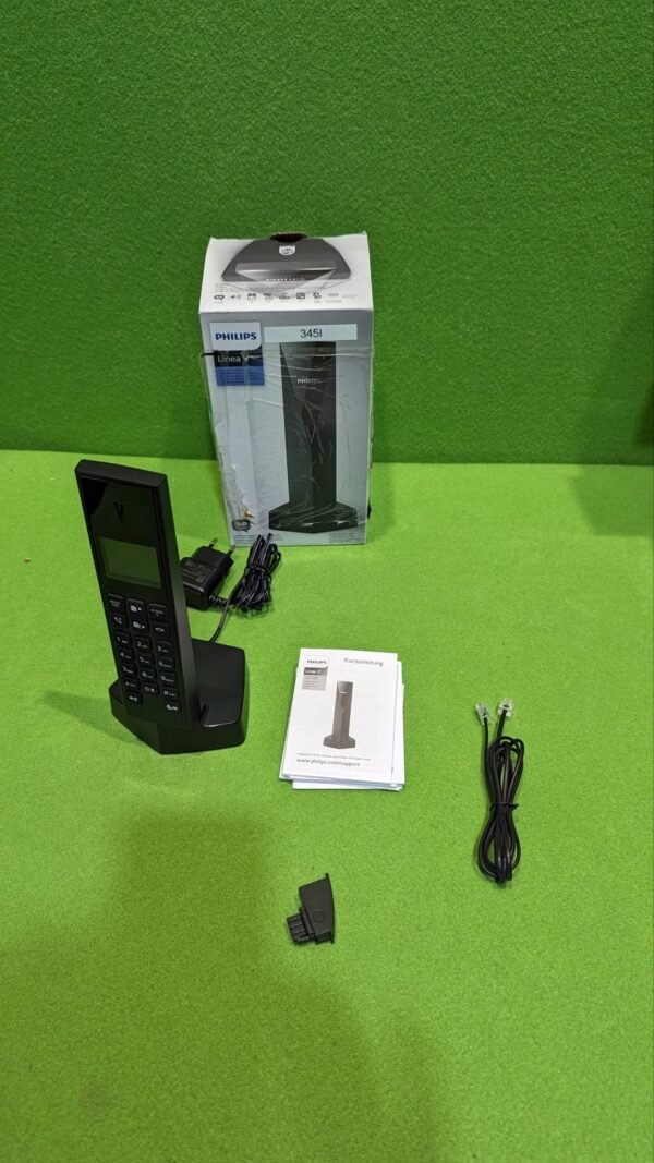 Philips Linea V DECT Design M3551B/38 - Teléfono inalámbrico con contestador automático (Pantalla de 1,8" y Sonido HQ) - Imagen 7