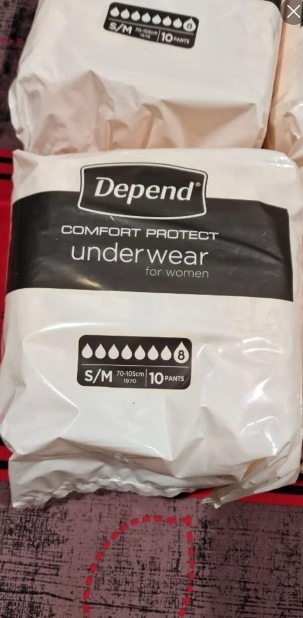 Depend Ropa interior absorbente Absorción Super Talla S/M - Imagen 3