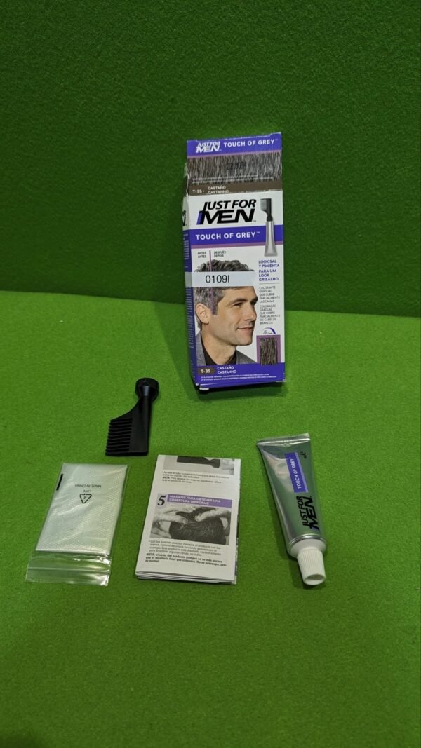 Just For Men TOUCH OF GREY colorante gradual, tinte de pelo - Imagen 2