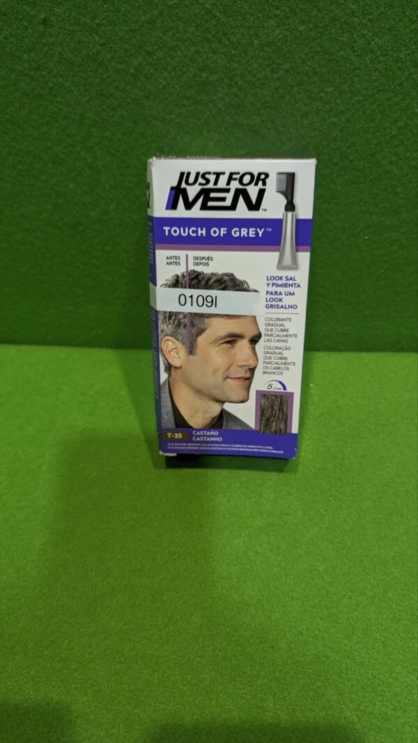 Just For Men TOUCH OF GREY colorante gradual, tinte de pelo - Imagen 3