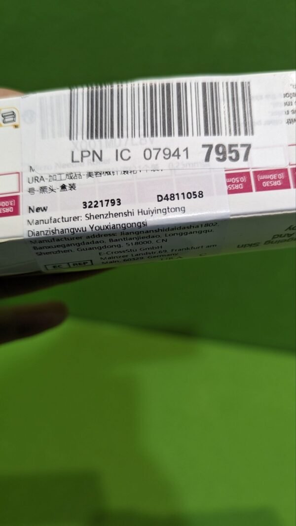 URAQT Dermaroller Microagujas, 0.25mm Rodillo Facial - Imagen 5