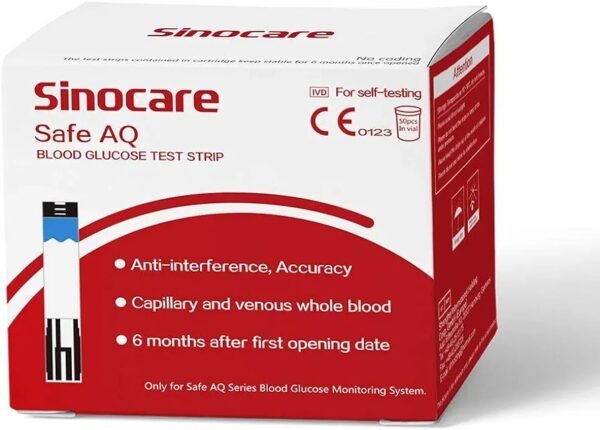 50 tiras reactivas para medidor de glucosa en sangre