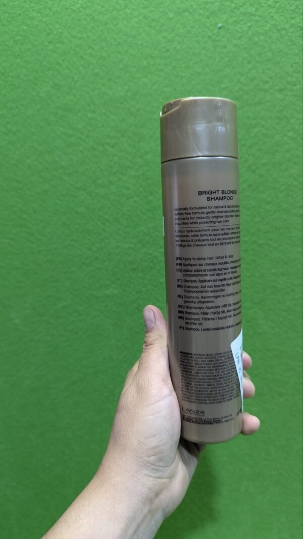 L'ANZA Healing Blonde Champú Rubio Brillante 300ml - Imagen 5