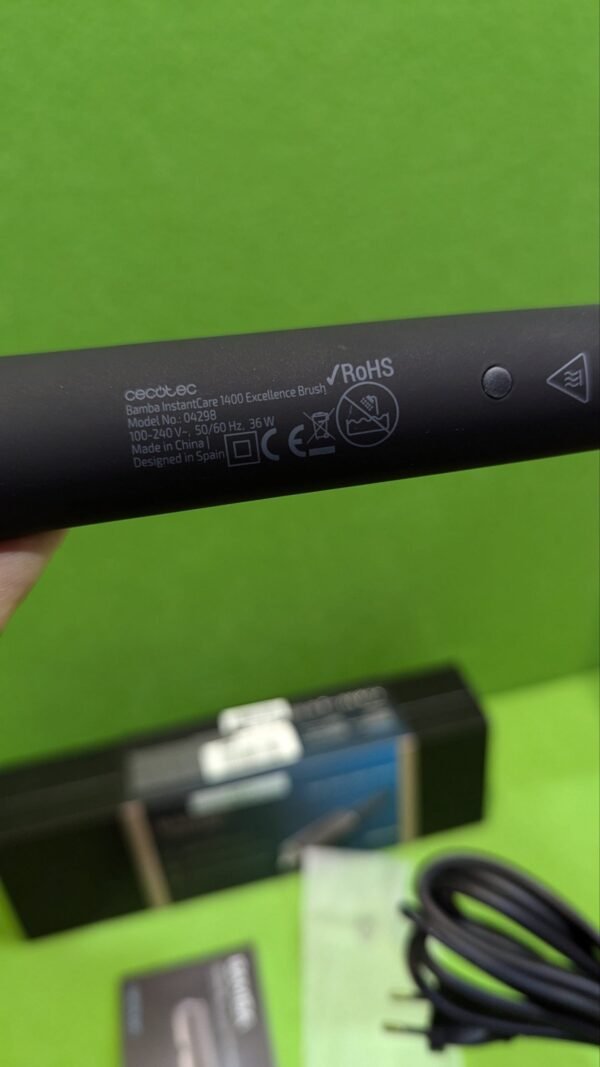 Cecotec Cepillo Alisador Eléctrico Bamba InstantCare 1400 Excellence Brush - Imagen 5