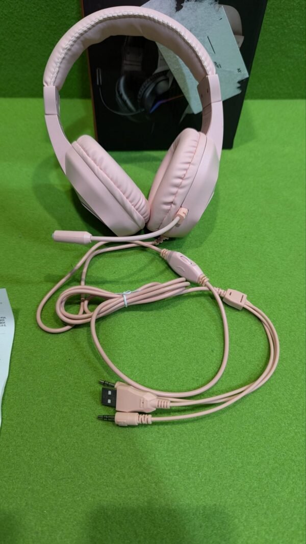 Mars Gaming MH122 Rosa, Cascos Gaming FRGB Over Ear con Micrófono - Imagen 6
