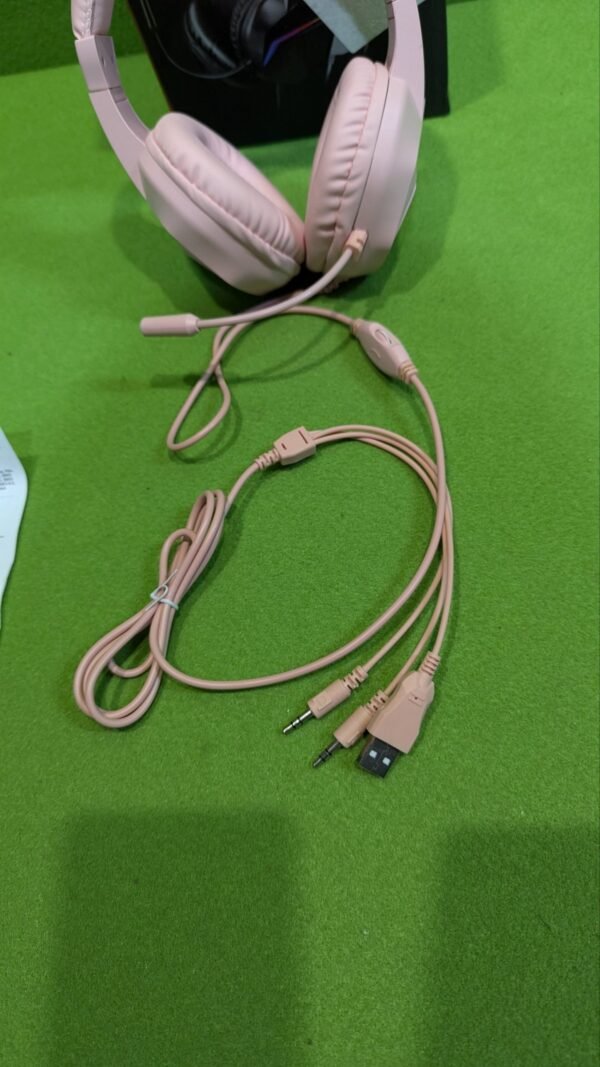 Mars Gaming MH122 Rosa, Cascos Gaming FRGB Over Ear con Micrófono - Imagen 7