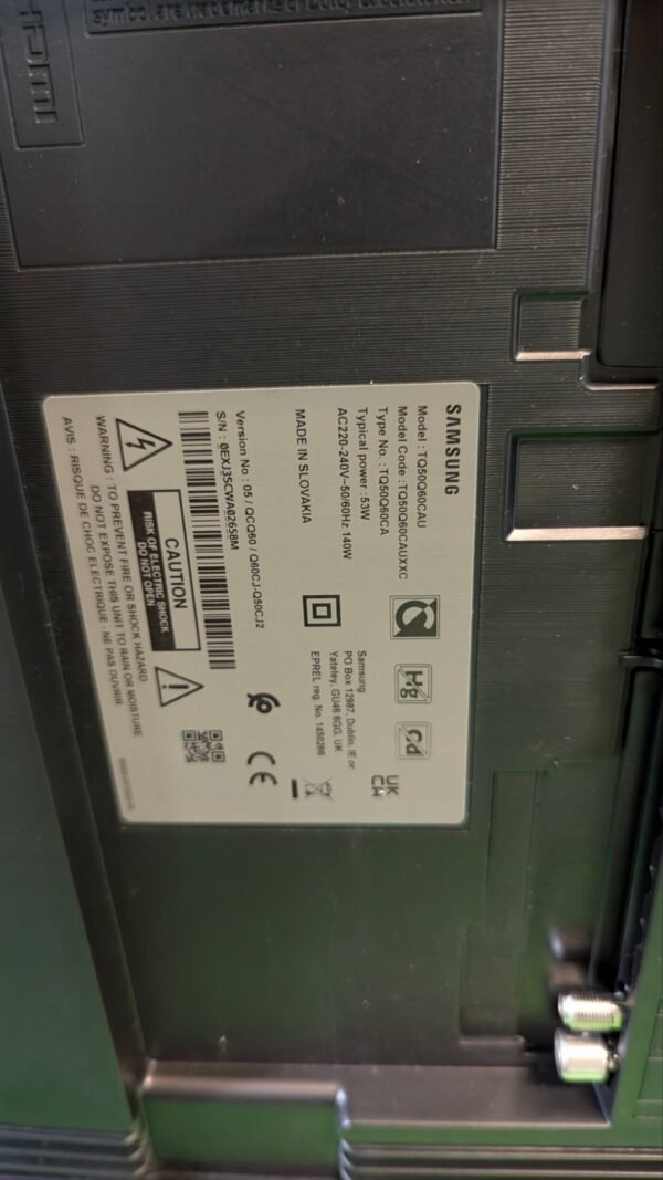 REPUESTOS Samsung TV QLED 2023 50Q60C - Imagen 4