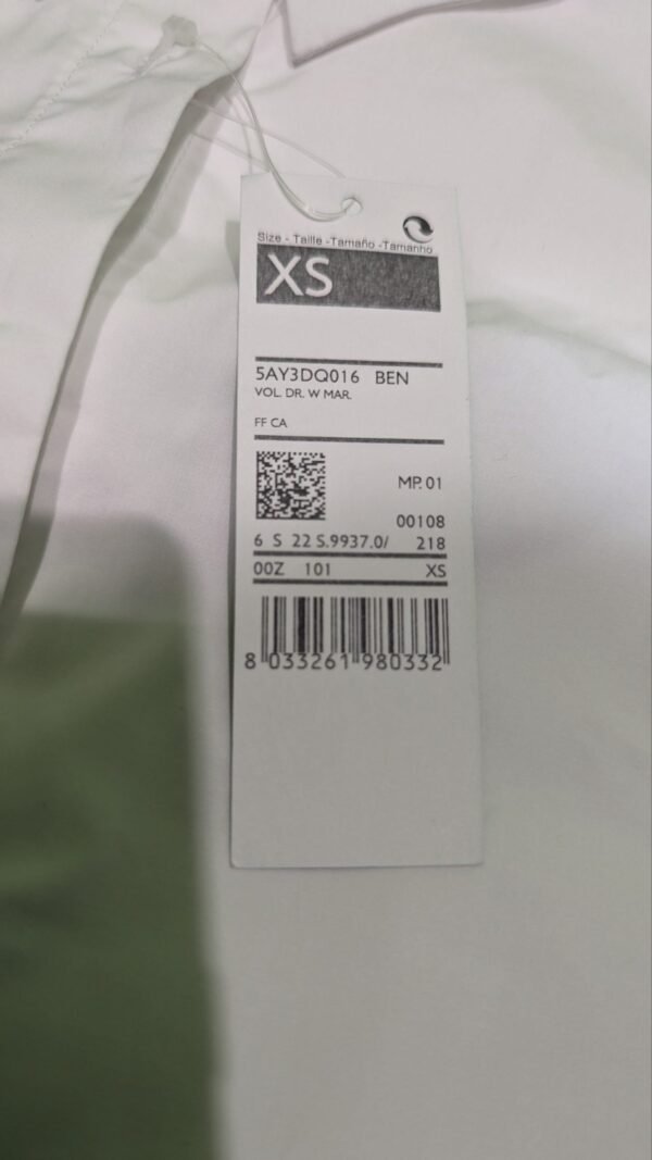 Camisa Benetton blanca de mujer - Imagen 4
