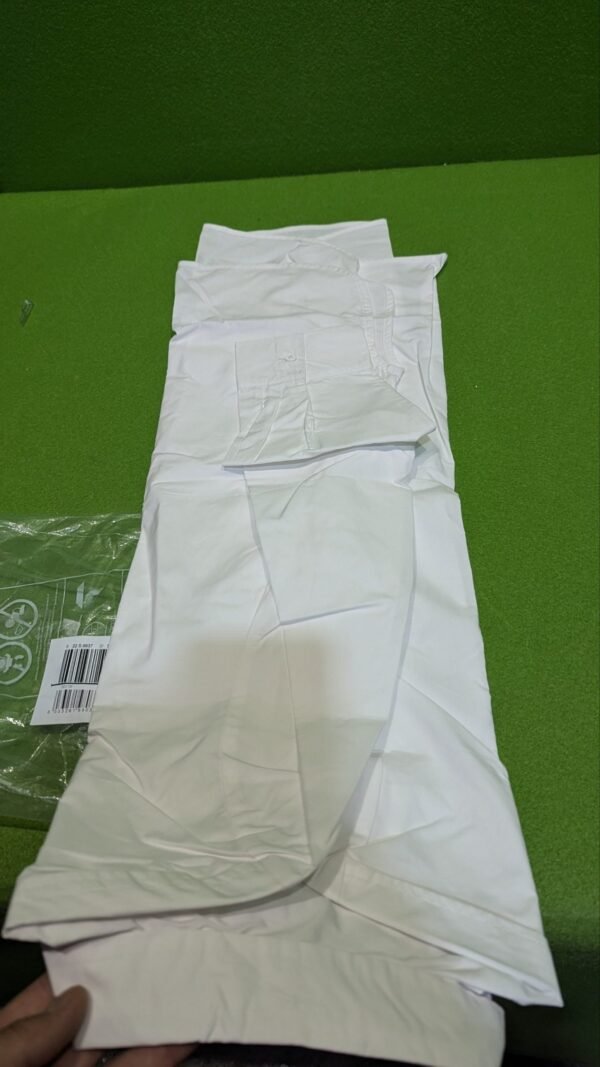 Camisa Benetton blanca de mujer - Imagen 3