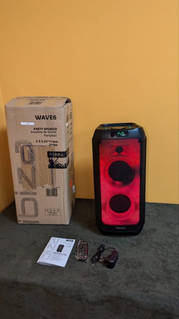 Ibiza WAVE6 Altavoz a pilas de 250W - Imagen 2